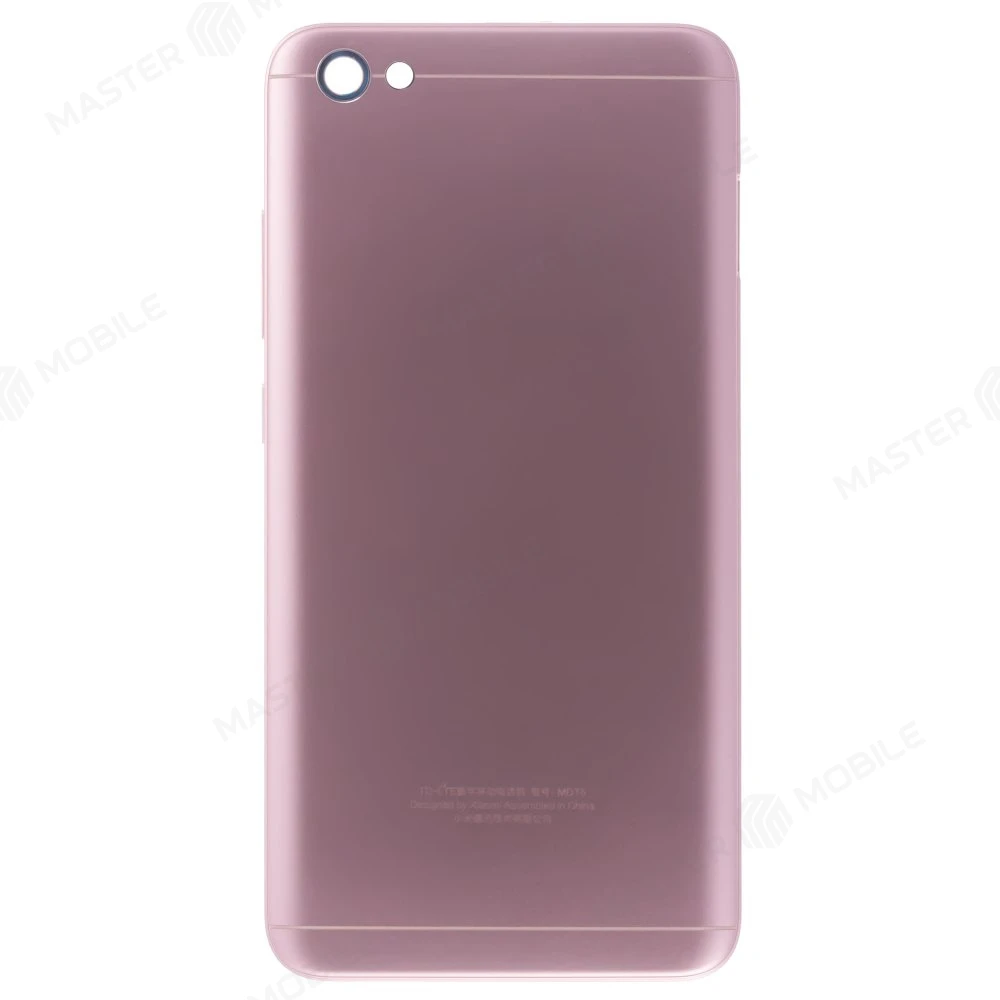 Задняя крышка для Xiaomi Redmi Note 5A (розовый) (в сборе со стеклом камеры)