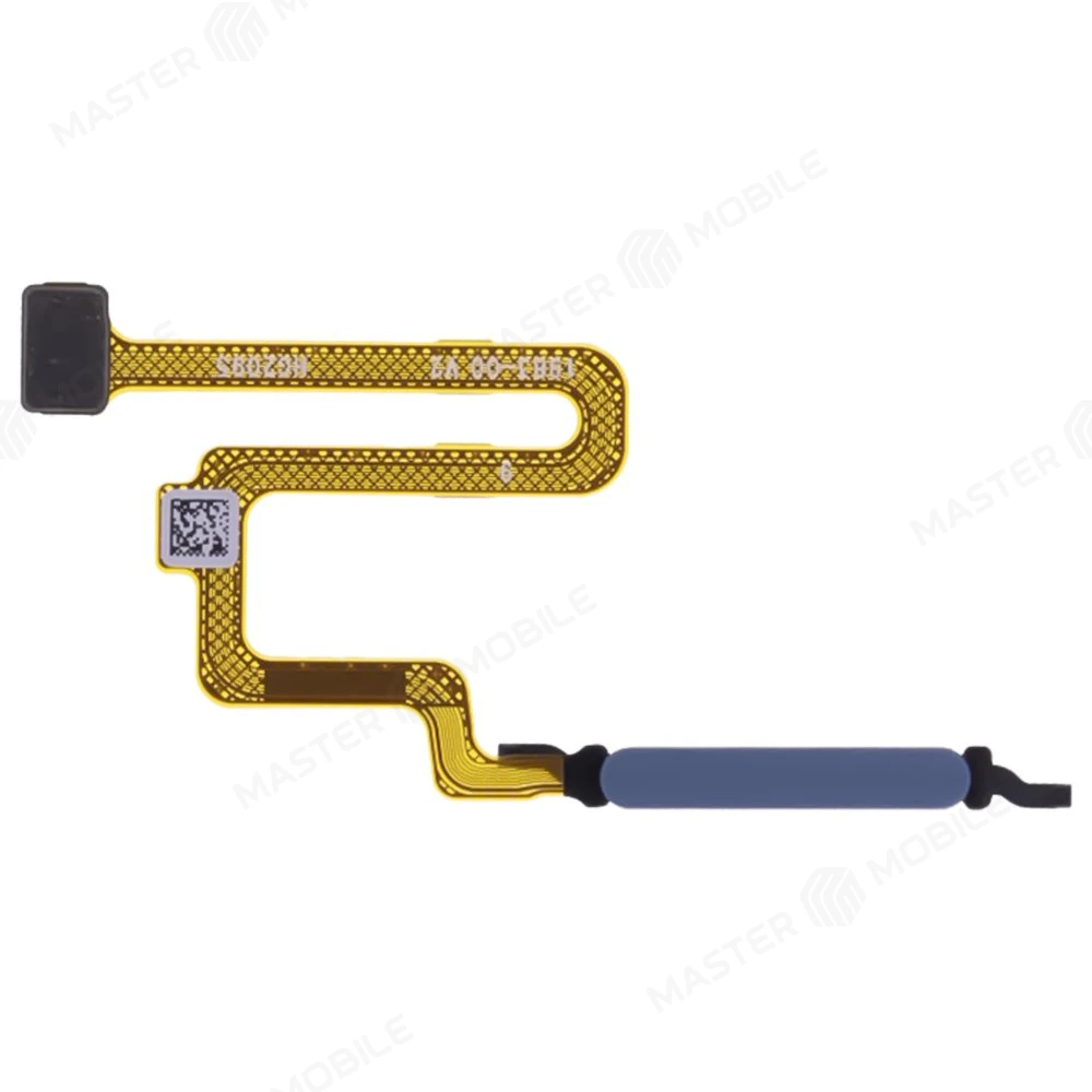 Шлейф для Xiaomi Redmi Note 11 Pro 4G (2201116TG) / Redmi Note 11 Pro 5G (2201116SG) и др. с комп. + сканер отпечатка пальца (синий) фото №1