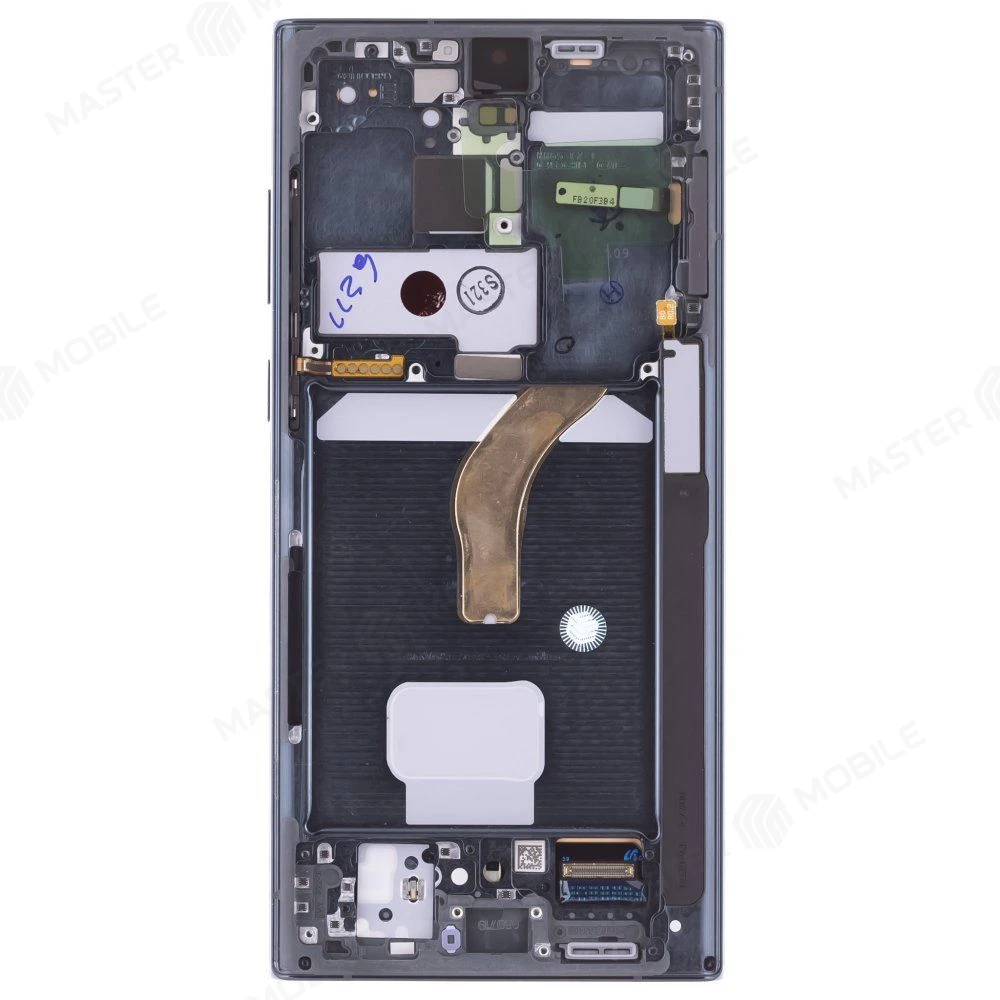 Дисплей для Samsung S908 Galaxy S22 Ultra + тачскрин (зеленый) (в рамке) (ORIG100) (SP) фото №2