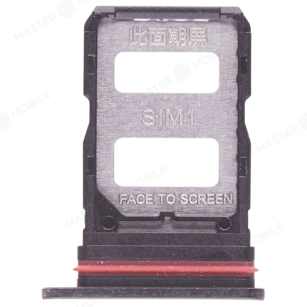 Держатель сим-карты для Xiaomi Poco X7 (24095PCADG) (черный) фото №1