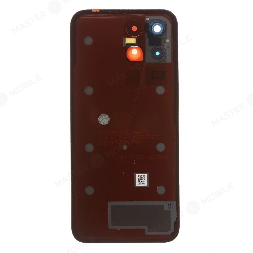 Задняя крышка для Realme C85 4G (RMX5566) (черный) (в сборе со стеклом камеры) (ORIG100) фото №2