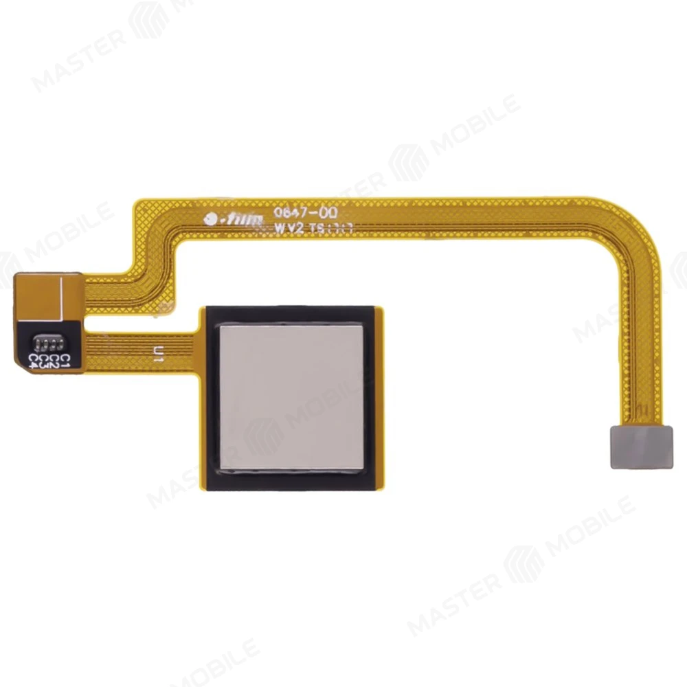 Шлейф для Xiaomi Mi Max 2 (MDE40) с комп. + сканер отпечатка пальца (золотистый)  фото №1