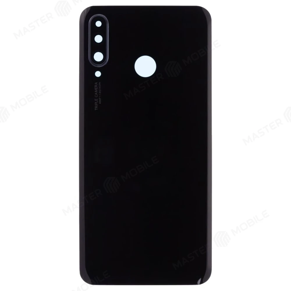 Задняя крышка для Huawei P30 Lite / Nova 4e (MAR-LX1M/MAR-AL00) (48MP) (черный) (в сборе со стеклом камеры) фото №1