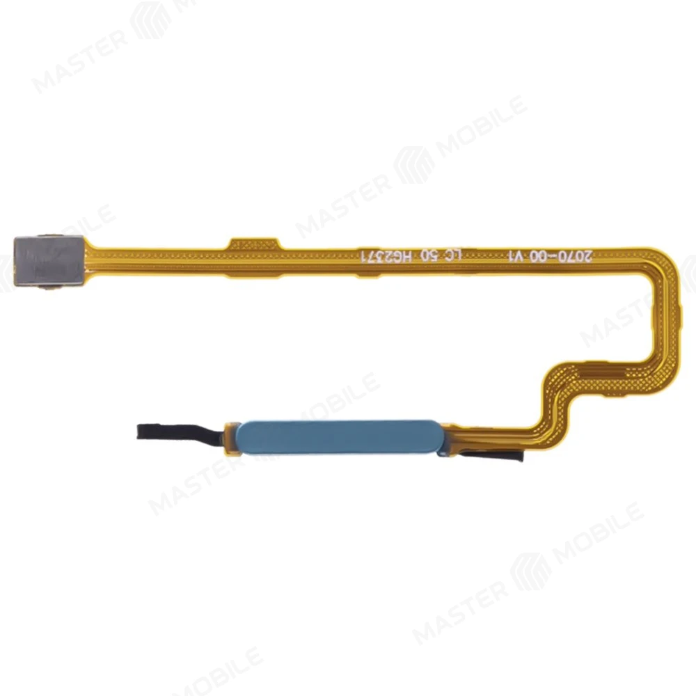 Шлейф для Xiaomi Redmi Note 11E (22041219C) с комп. + сканер отпечатка пальца (зеленый)  фото №1