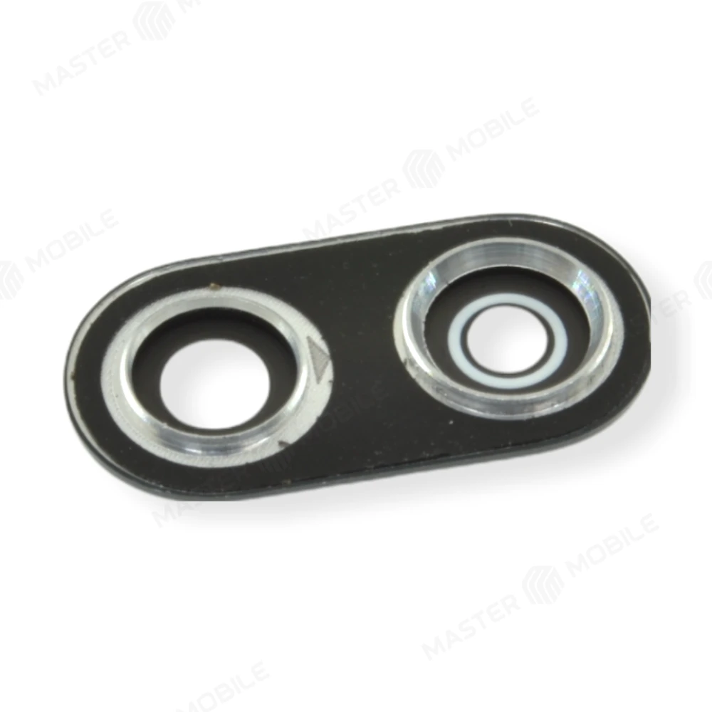 Стекло задней камеры для Huawei Nova 3i (INE-LX1) (черный) (в рамке) фото №2