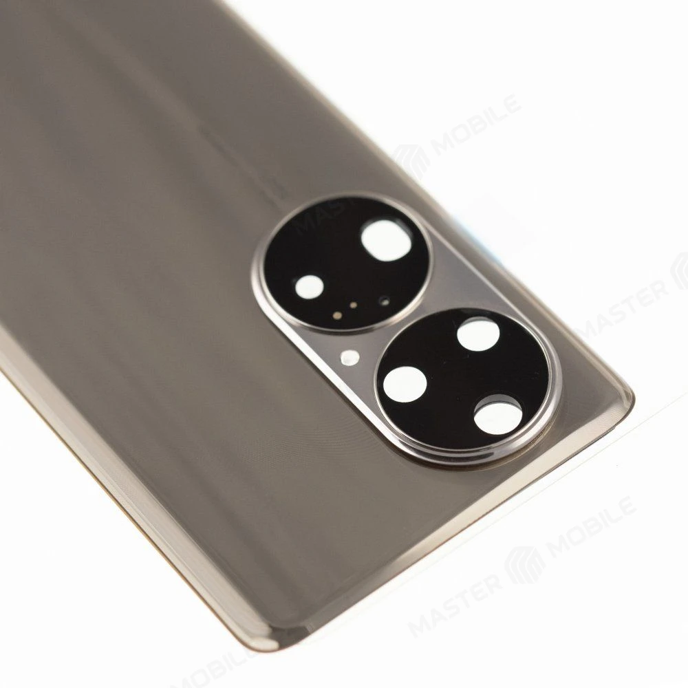 Задняя крышка для Huawei P50 Pro (JAD-LX9) (золотистый) (в сборе со стеклом камеры) (ORIG100) фото №3