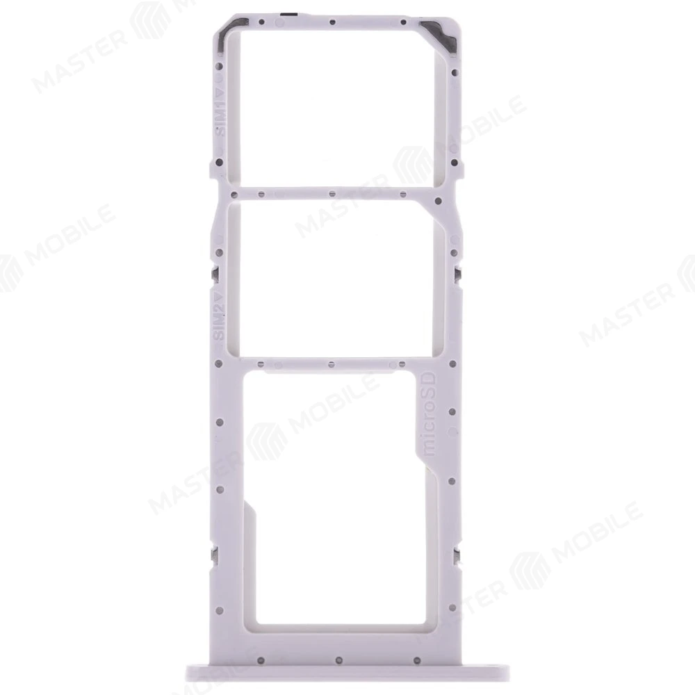 Держатель сим-карты для Samsung A025 Galaxy A02s (белый) фото №1