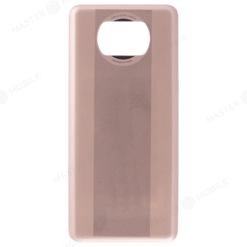 Задняя крышка для Xiaomi Poco X3 / Poco X3 NFC (M2007J20CG) / Poco X3 Pro (M2102J20SG) (бронзовый) фото №1