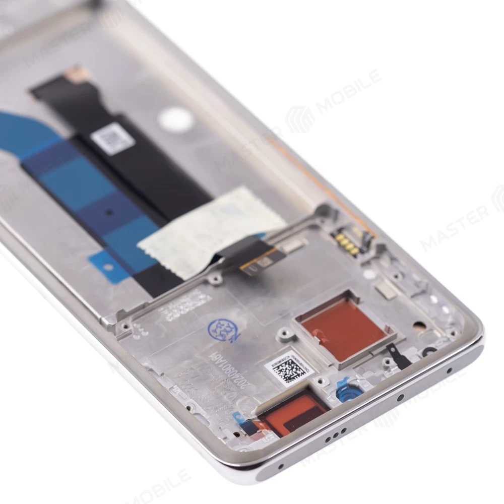 Дисплей для Xiaomi Poco X7 (24095PCADG) / Redmi Note 14 Pro 5G (24090RA29G) + тачскрин (серебристый) (в рамке) (ORIG100) (SP) фото №3