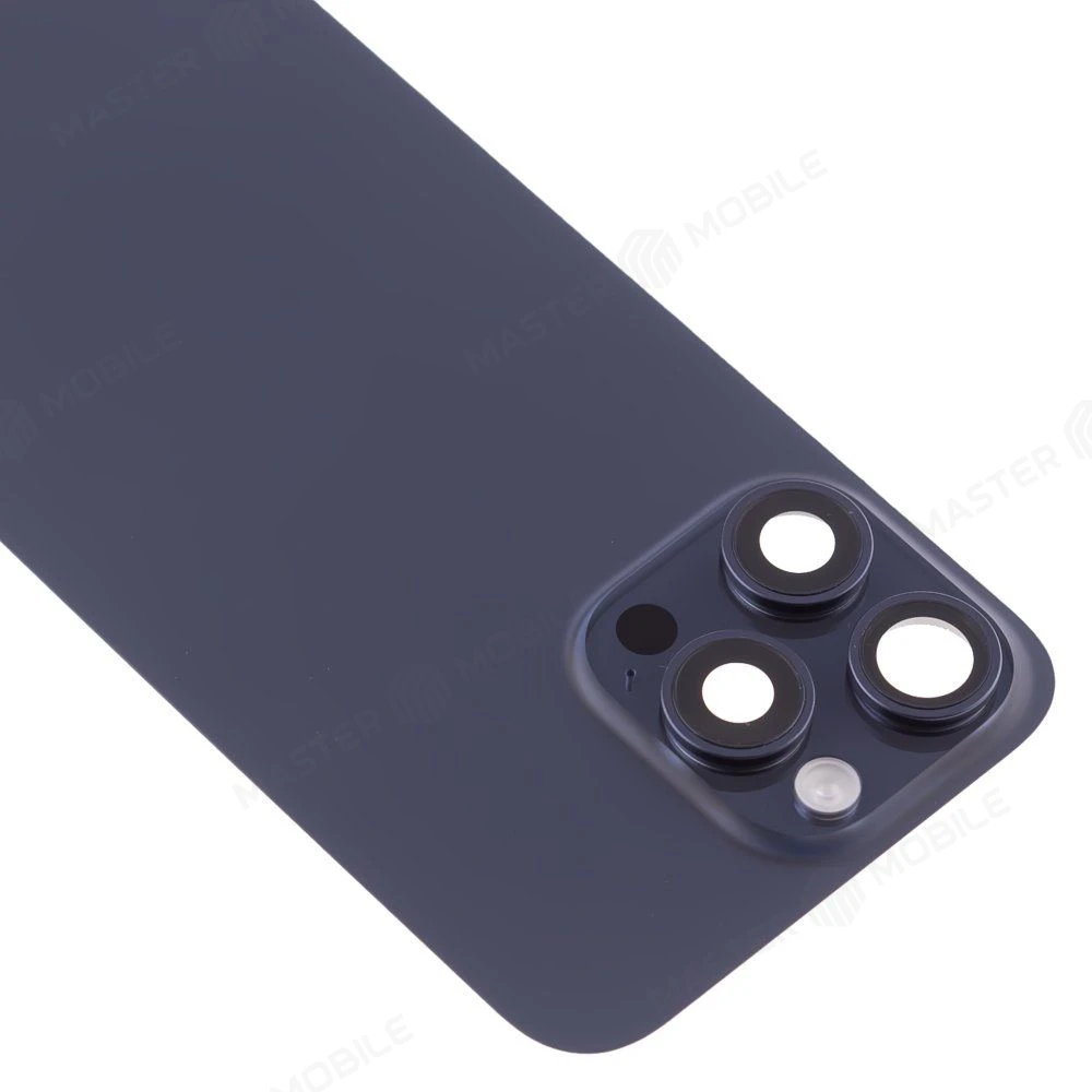 Задняя крышка для Apple iPhone 15 Pro Max (синий) (в сборе) (с разбора) (ORIG100) (возможен дефект ЛКП) фото №3