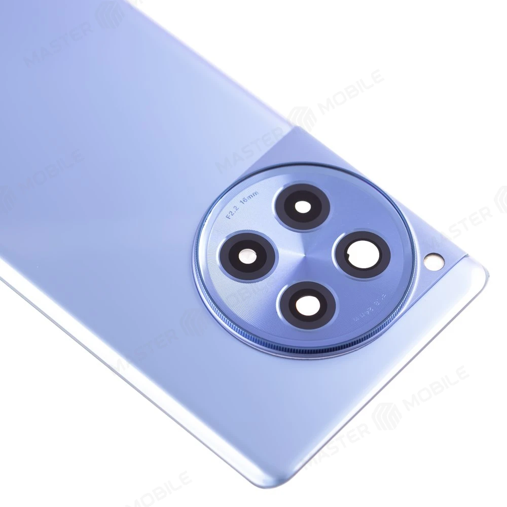Задняя крышка для OnePlus 12R (CPH2609) (синий) (в сборе со стеклом камеры) фото №3