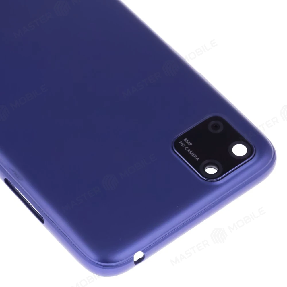 Задняя крышка для Huawei Honor 9S (DUA-LX9) / Y5p (DRA-LX9) (синий) (в сборе со стеклом камеры) фото №3