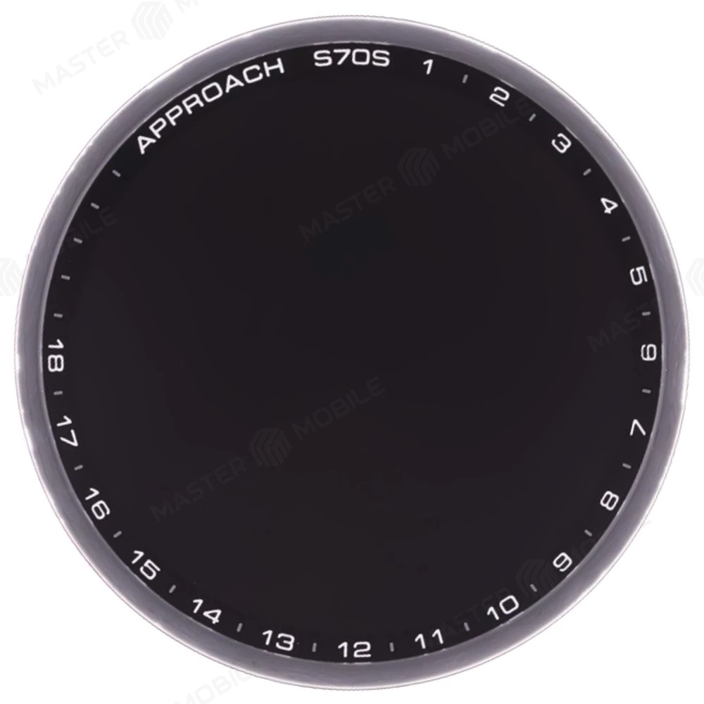 Дисплей для Garmin Approach S70S (42 мм) + тачскрин (черный) (ORIG100)