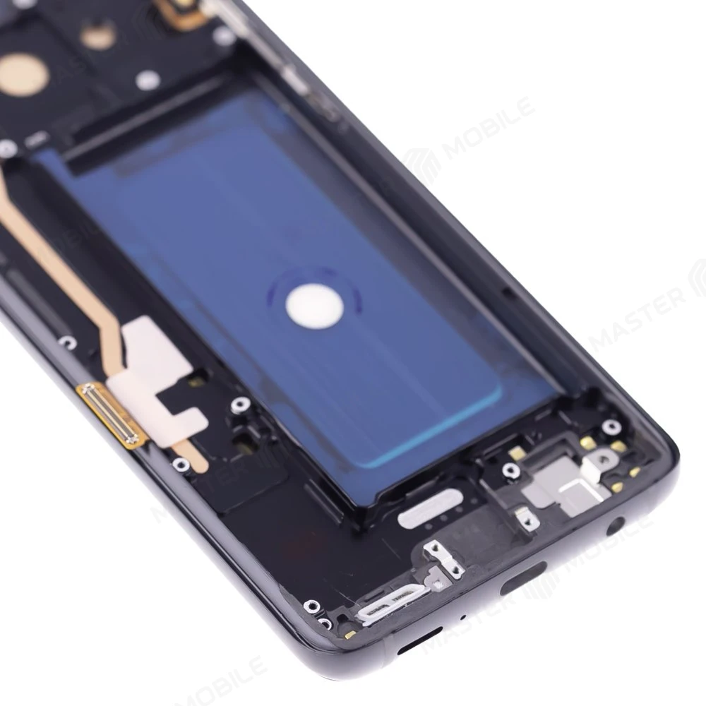 Дисплей для Samsung G960 Galaxy S9 + тачскрин (черный) (в рамке) (OLED) (Full Size) фото №4