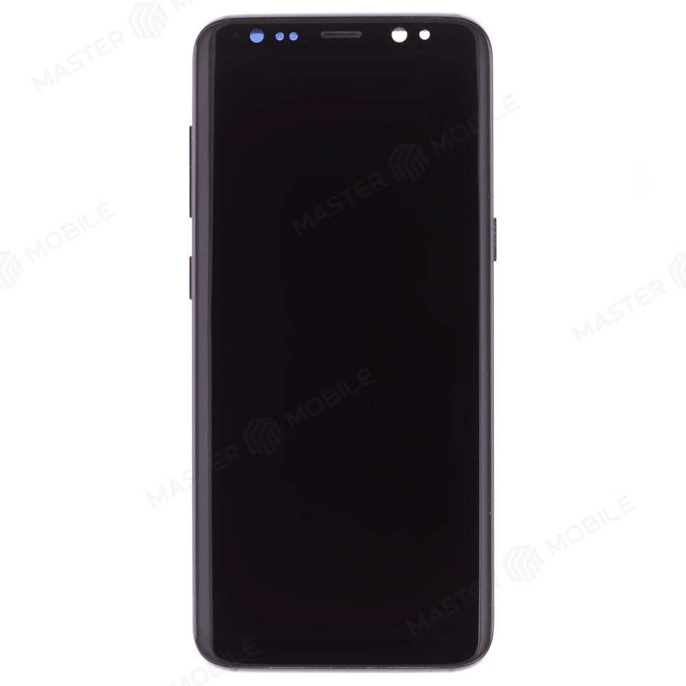 Дисплей для Samsung G950 Galaxy S8 + тачскрин (черный) (в рамке) (ORIG100) (возможен дефект ЛКП) фото №1