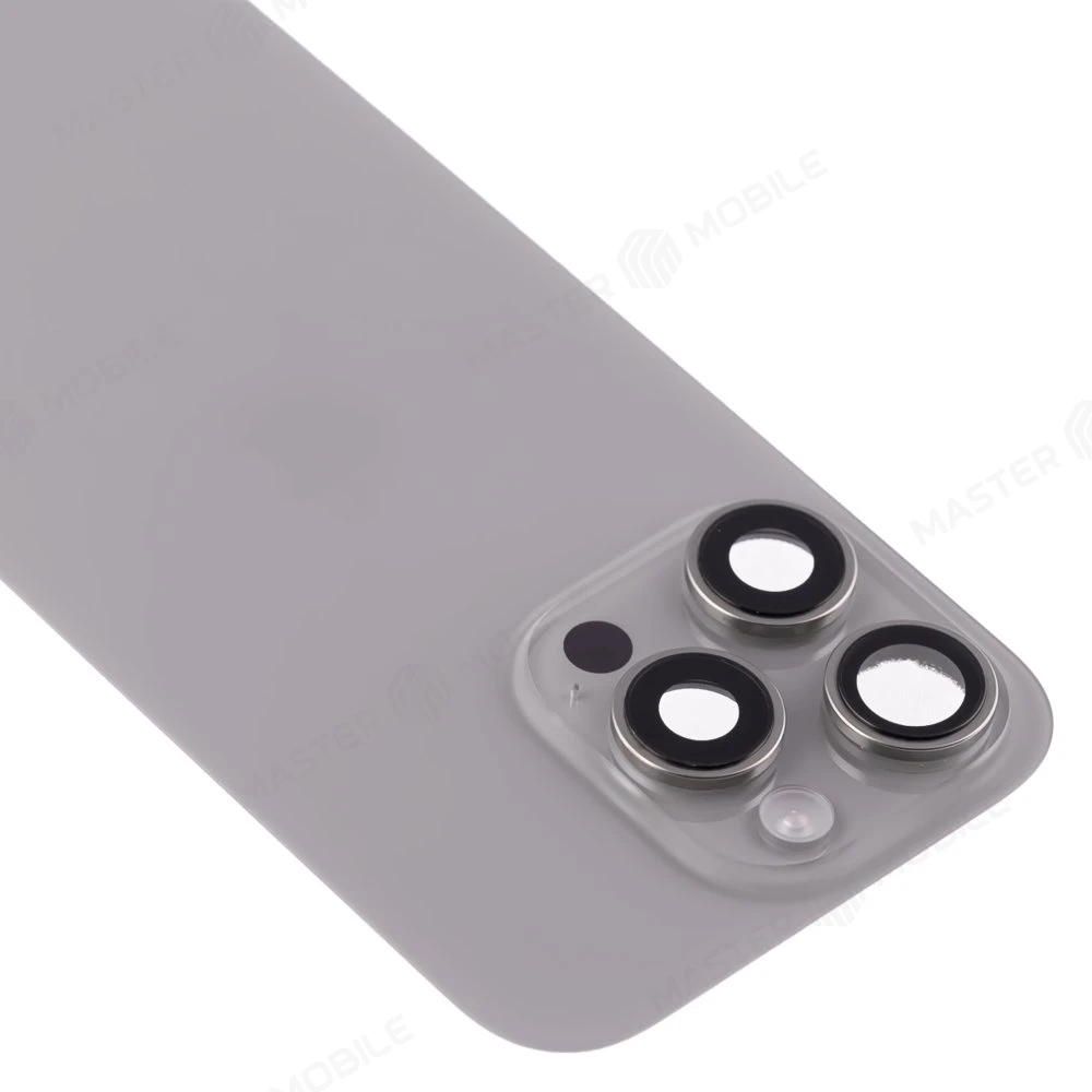 Задняя крышка для Apple iPhone 16 Pro (титановый) (в сборе) (с разбора) (ORIG100) (возможен дефект ЛКП)  фото №3