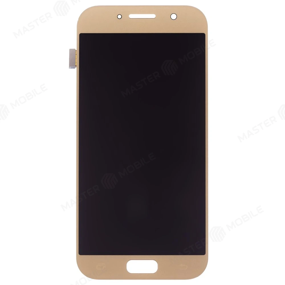 Дисплей для Samsung A520 Galaxy A5 (2017) + тачскрин (золотистый) (OLED)