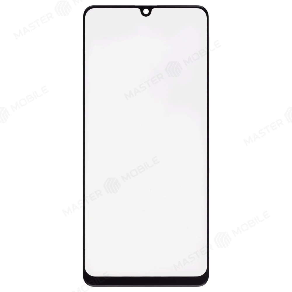 Стекло модуля для Samsung A315 Galaxy A31 + OCA (черный) (Premium) фото №1