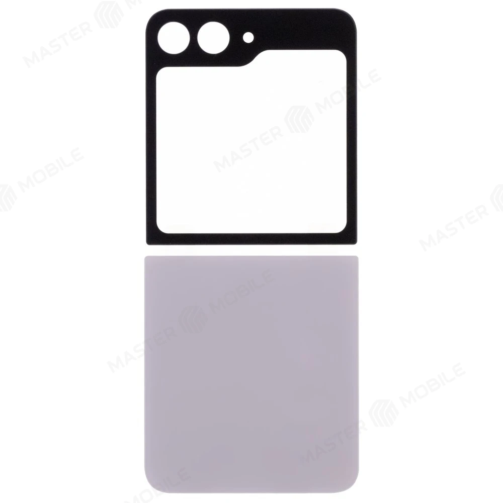 Задняя крышка для Samsung F731 Galaxy Z Flip 5 (бежевый) (комплект) фото №1