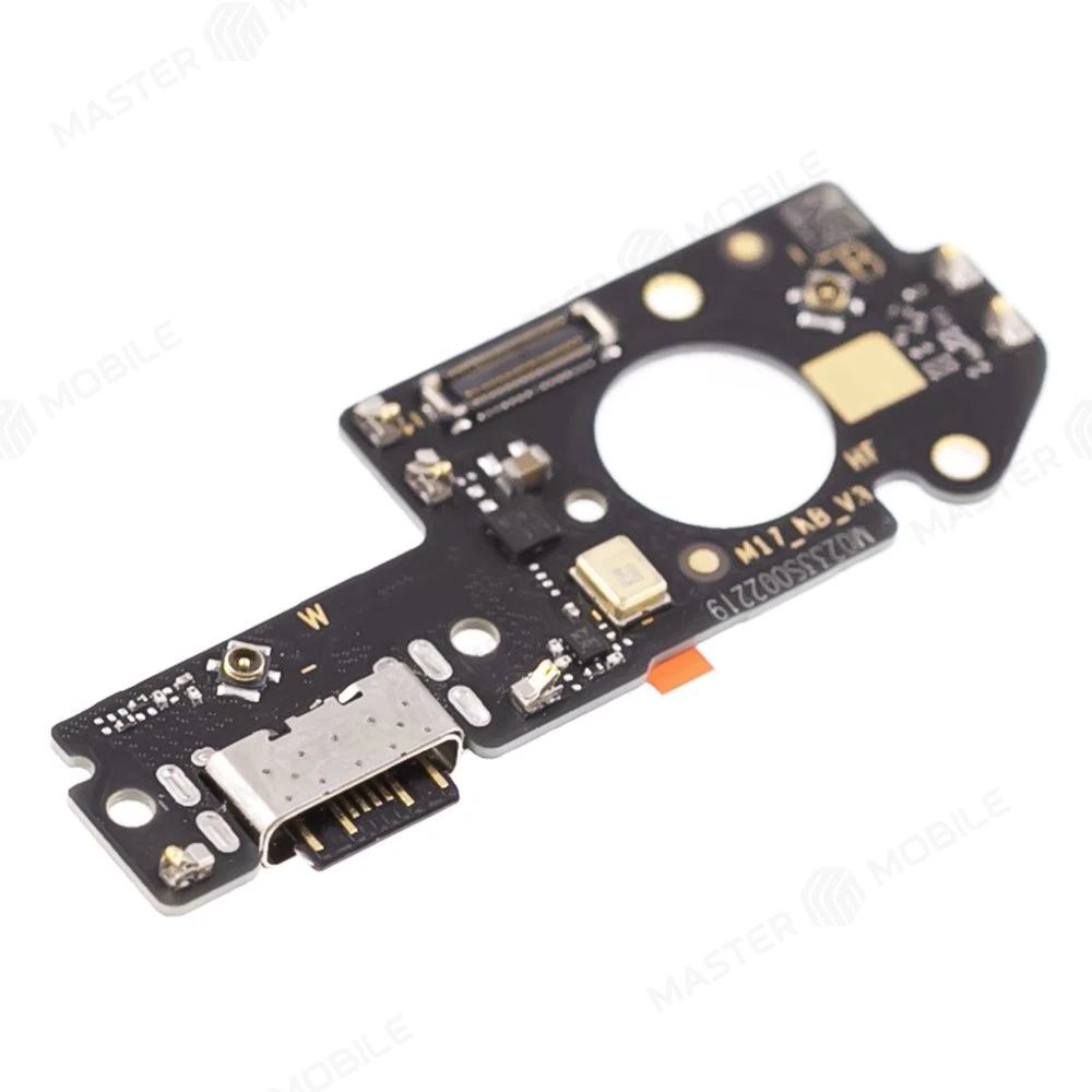 Нижняя плата для Xiaomi Redmi Note 12 5G (22111317G) / Poco X5 5G (22111317PG) с комп. + разъем зарядки + микрофон (ORIG100)  фото №3