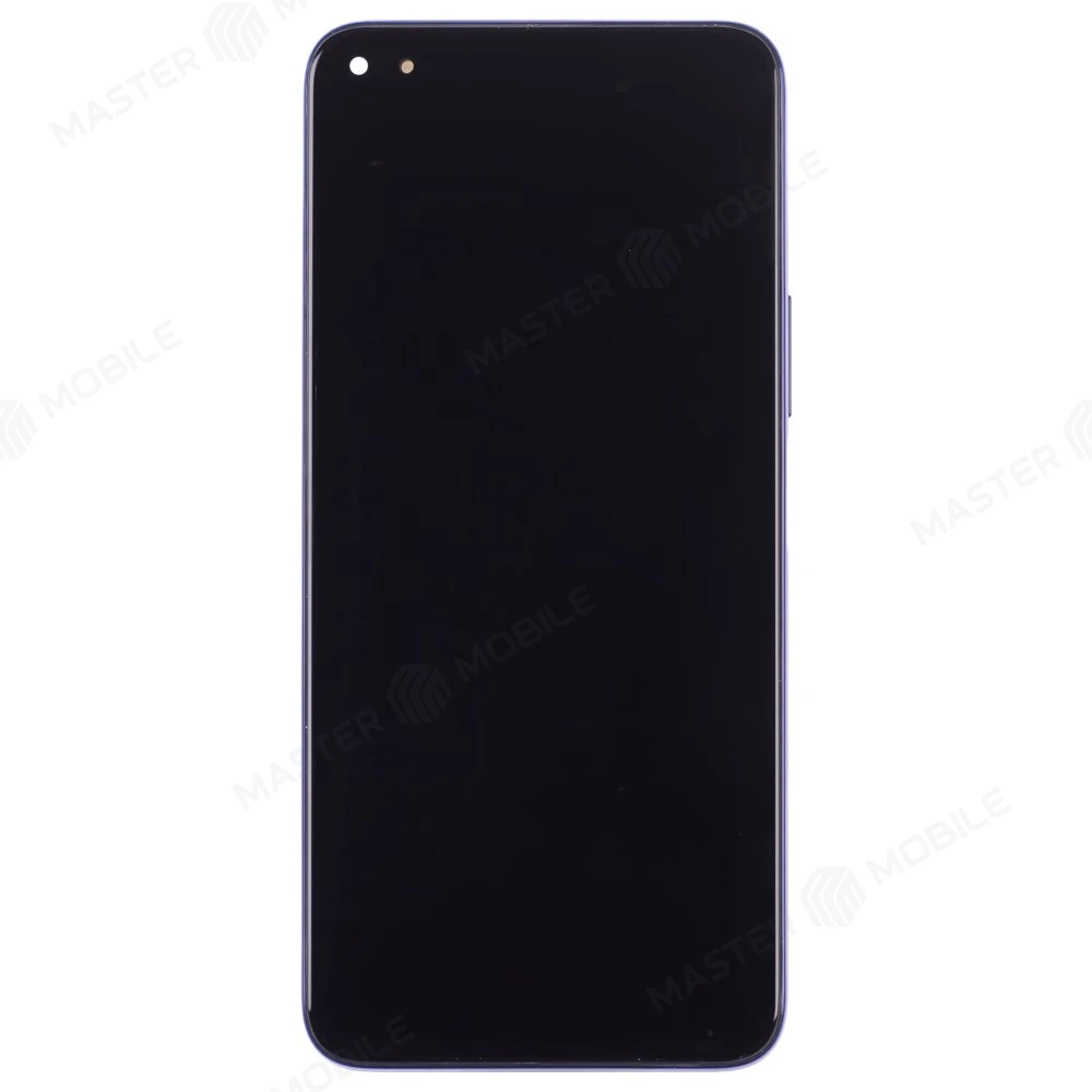 Дисплей для Huawei Nova 8i (NEN-LX1) / Honor 50 Lite (NTN-LX1) + тачскрин (синий) (в рамке) (ORIG) фото №1