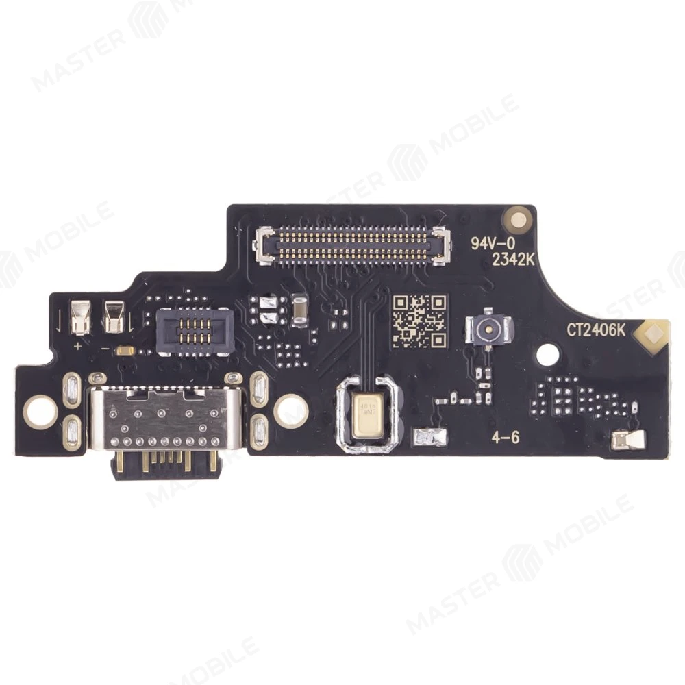 Нижняя плата для Xiaomi Poco M6 Pro 4G (2312FPCA6G) с комп. + разъем зарядки + микрофон фото №1