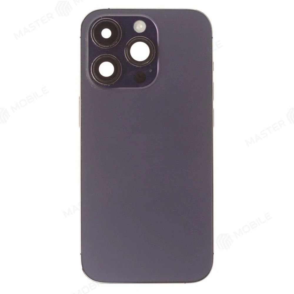 Корпус для Apple iPhone 14 Pro (фиолетовый) (eSIM / US Version) (в сборе) (ORIG100) (Снятый) (возможен дефект ЛКП)