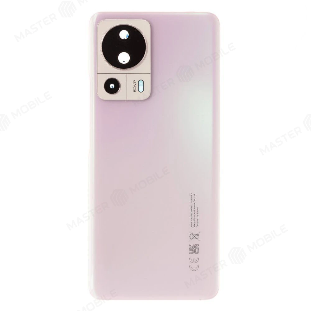Задняя крышка для Xiaomi 13 Lite (2210129SG) (розовый) (в сборе со стеклом камеры) (ORIG100)  фото №1