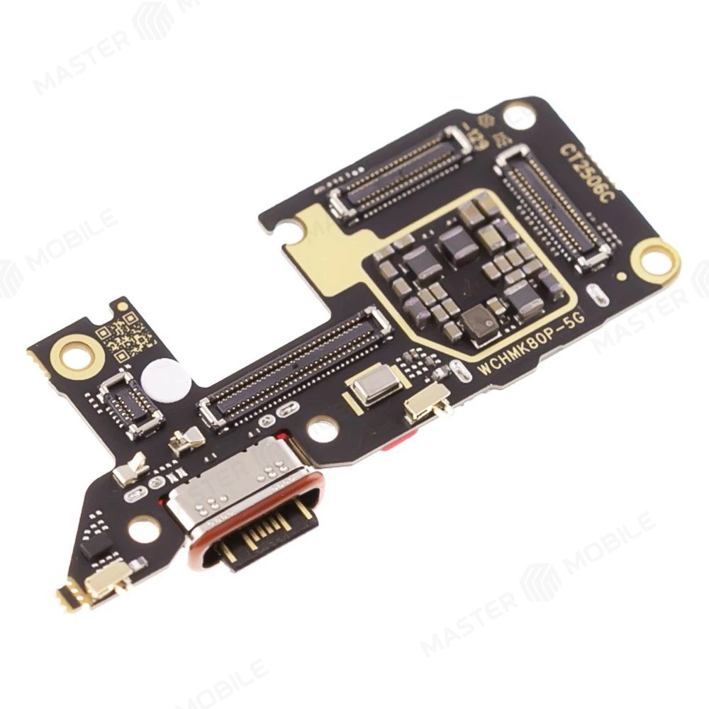 Нижняя плата для Xiaomi Poco F7 Ultra (24122RKC7G) с комп. + разъем зарядки + микрофон + разъем SIM  фото №3