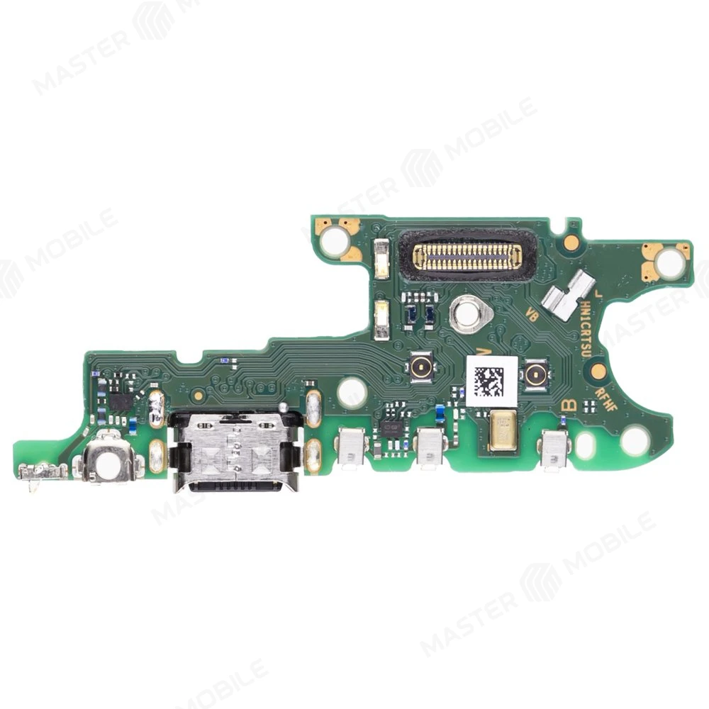 Нижняя плата для Huawei Honor X8a (CRT-LX1) / Honor 90 Lite (CRT-NX1) с комп. + разъем зарядки + микрофон (ORIG100)  фото №1