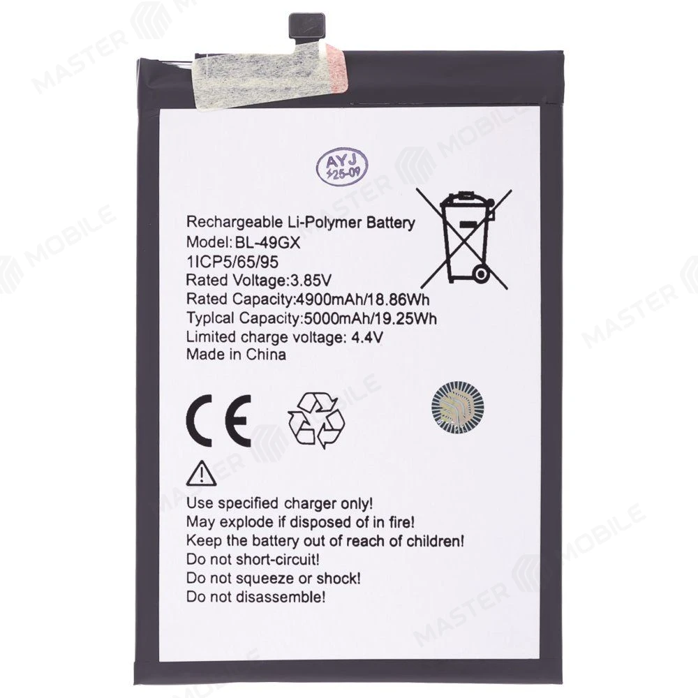 Аккумулятор для Infinix Note 10 / Hot 11S (X6812B) / Hot 12 Pro (X668C) / Note 7 (X690) (BL-49GX) (Premium) фото №1