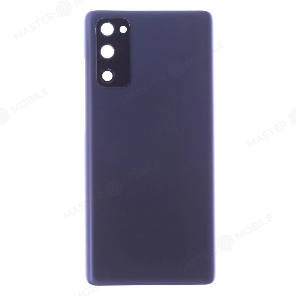 Задняя крышка для Samsung G780 Galaxy S20 FE (синий) (в сборе со стеклом камеры) (ORIG100)