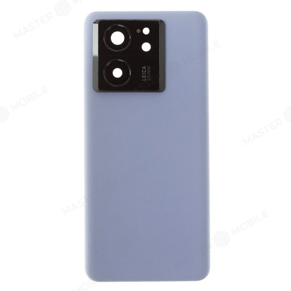 Задняя крышка для Xiaomi 13T (2306EPN60G) (синий) (в сборе со стеклом камеры) (ORIG100)