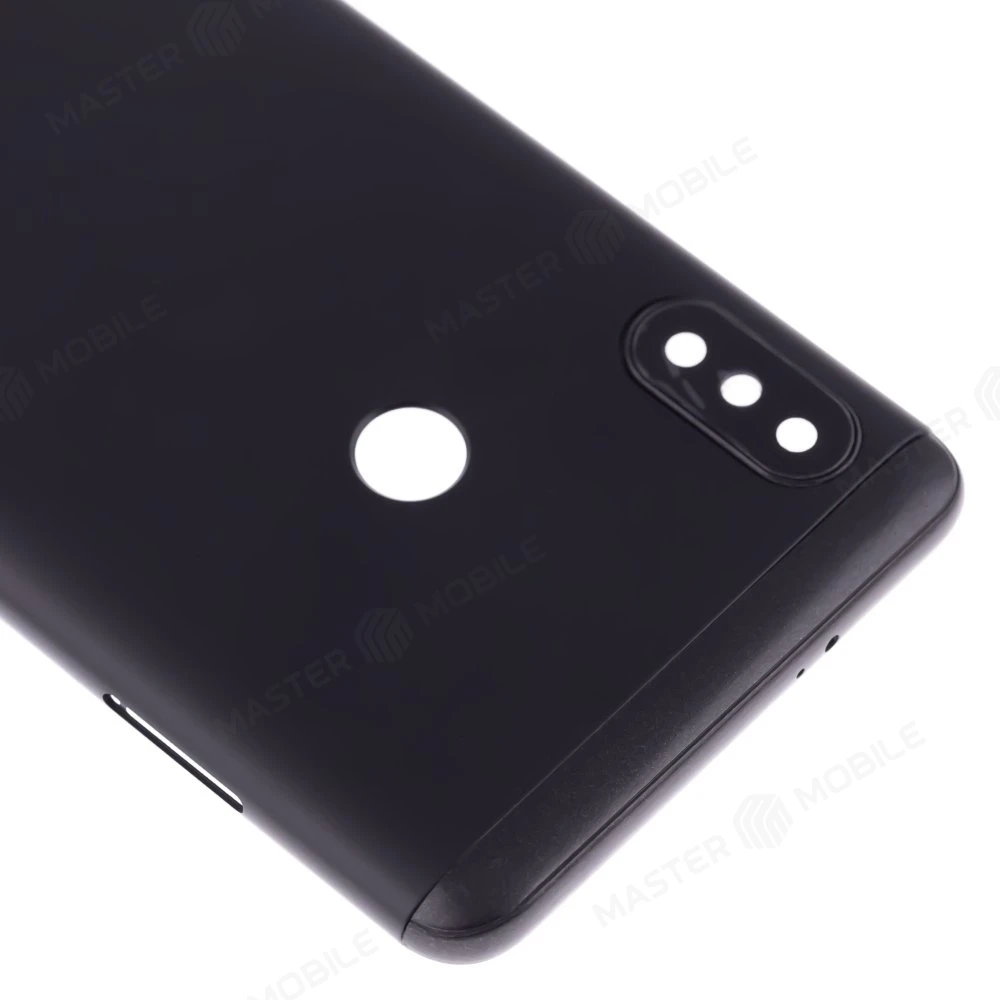 Задняя крышка для Xiaomi Redmi Note 5 (черный) (в сборе со стеклом камеры) фото №3