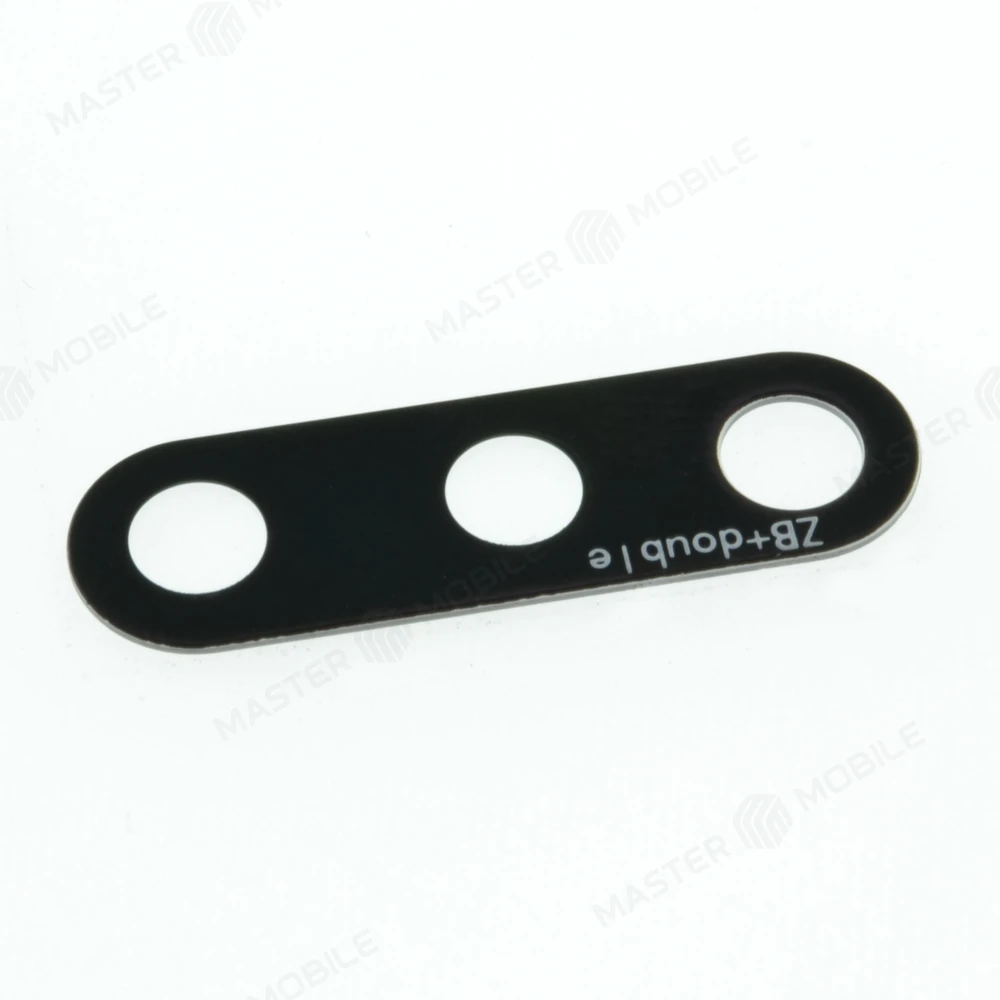 Стекло задней камеры для Huawei Honor 7C (AUM-L41) / Y7 Prime 2018 (LDN-L21) (без рамки) (черный) фото №2