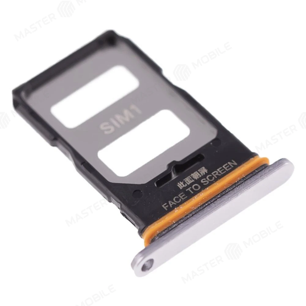 Держатель сим-карты для Xiaomi Redmi Note 13 Pro+ 5G (23090RA98C) (серебристый) фото №3