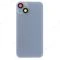 Задняя крышка для Apple iPhone 14 (голубой) (в сборе со стеклом камеры и шлейфом) (Premium)  фото №1
