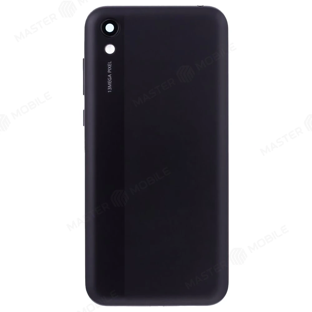 Задняя крышка для Huawei Honor 8S (KSA-LX9) (черный) (в сборе со стеклом камеры)