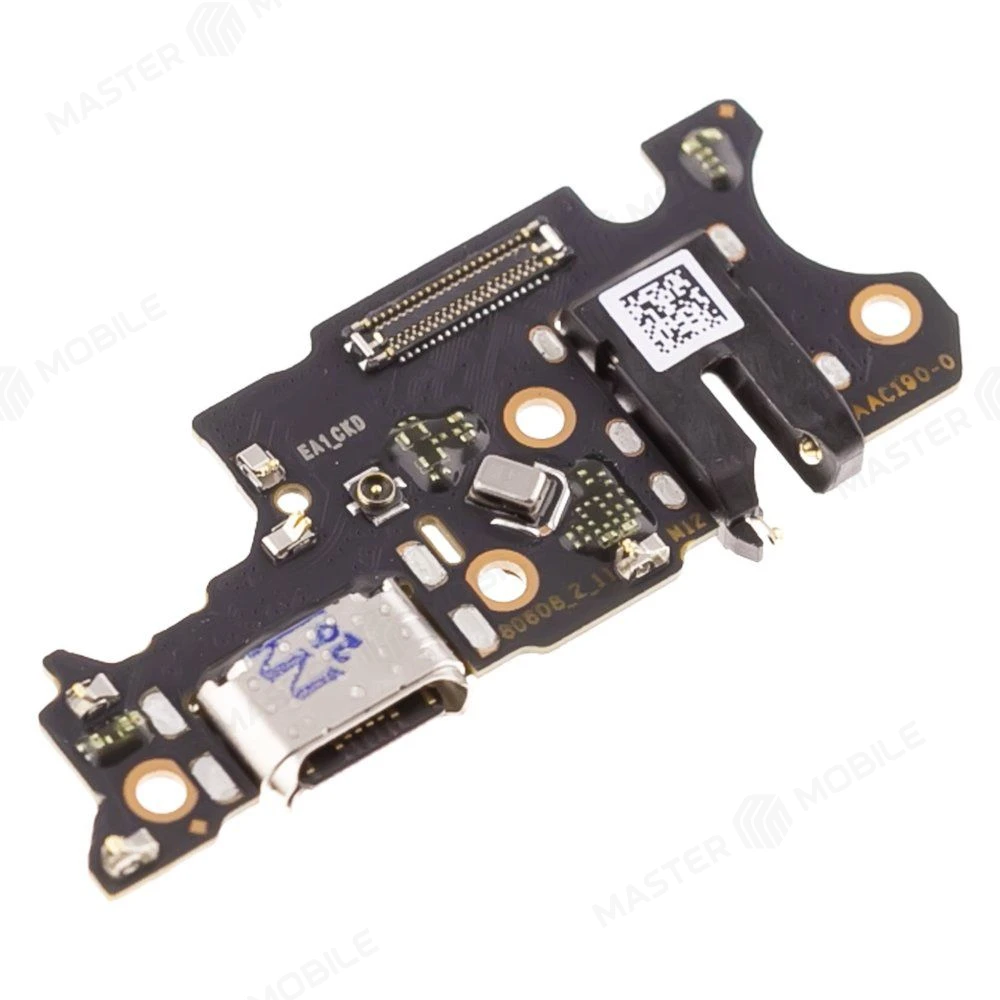 Нижняя плата для OPPO A3 4G (2024) (CPH2669) с комп. + разъем зарядки + микрофон + разъем гарнитуры (ORIG100) фото №3