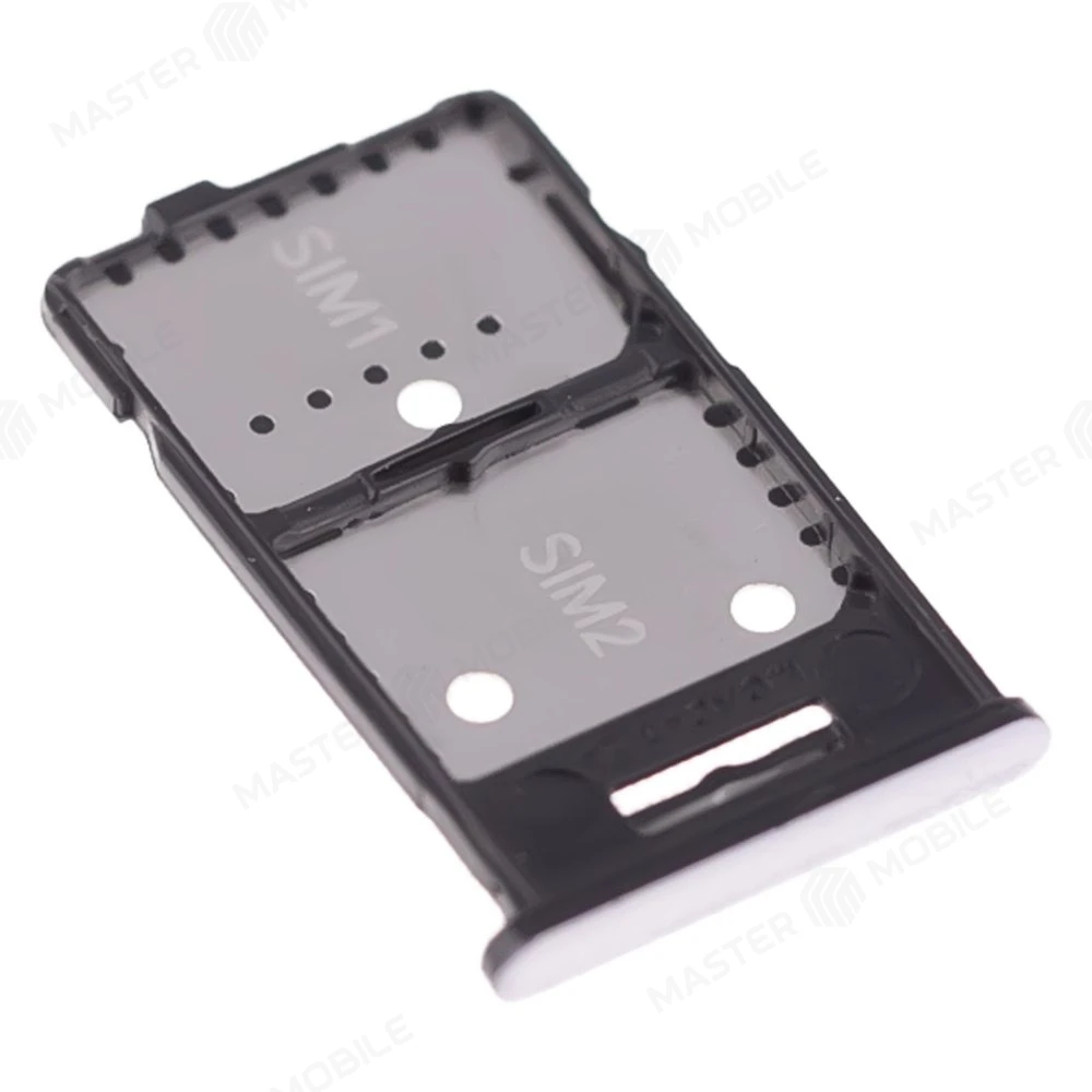 Держатель сим-карты для Samsung M317 Galaxy M31s (серебристый) фото №3