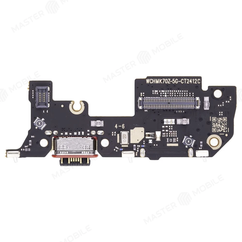 Нижняя плата для Xiaomi 14T Pro (MZB0HH9RU) / Redmi K70 Ultra с комп. + разъем зарядки + микрофон + разъем SIM фото №1