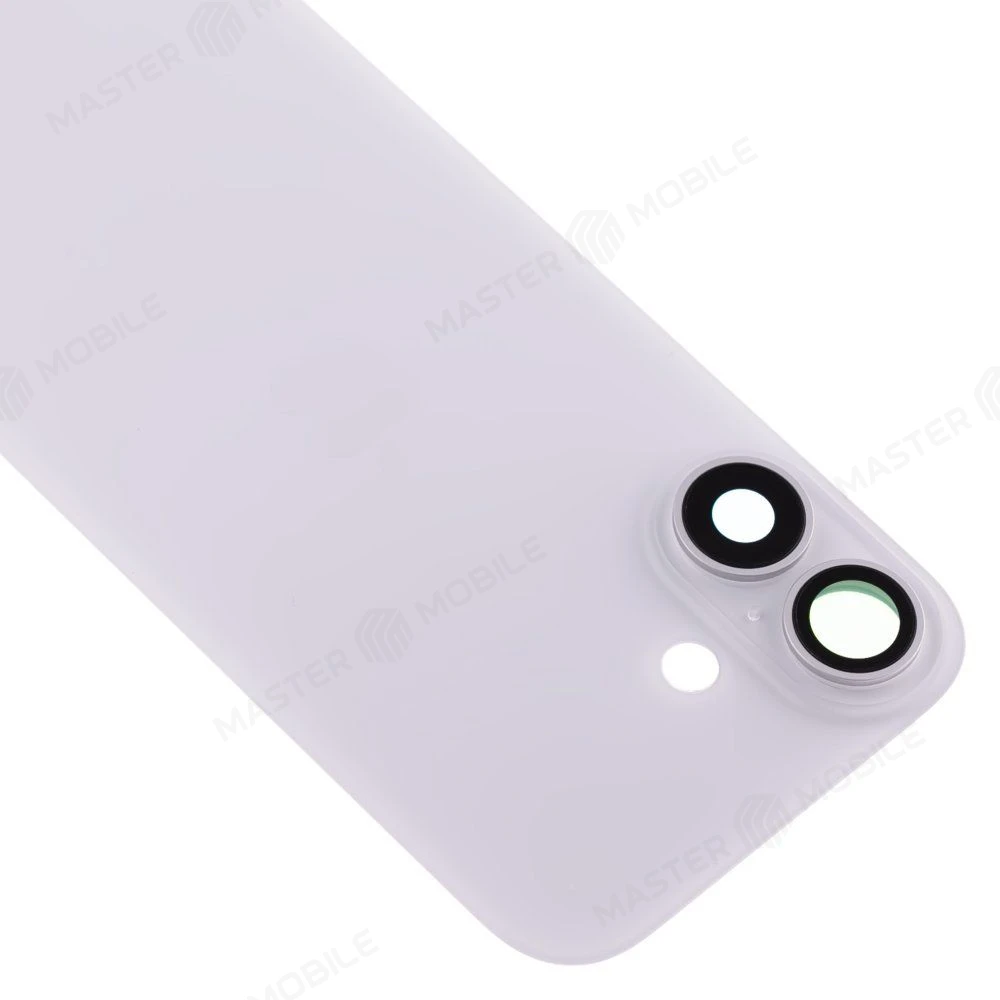 Задняя крышка для Apple iPhone 17 (SIM + eSIM) / iPhone 17 (eSIM) (белый) (в сборе со стеклом камеры) (Premium) фото №3