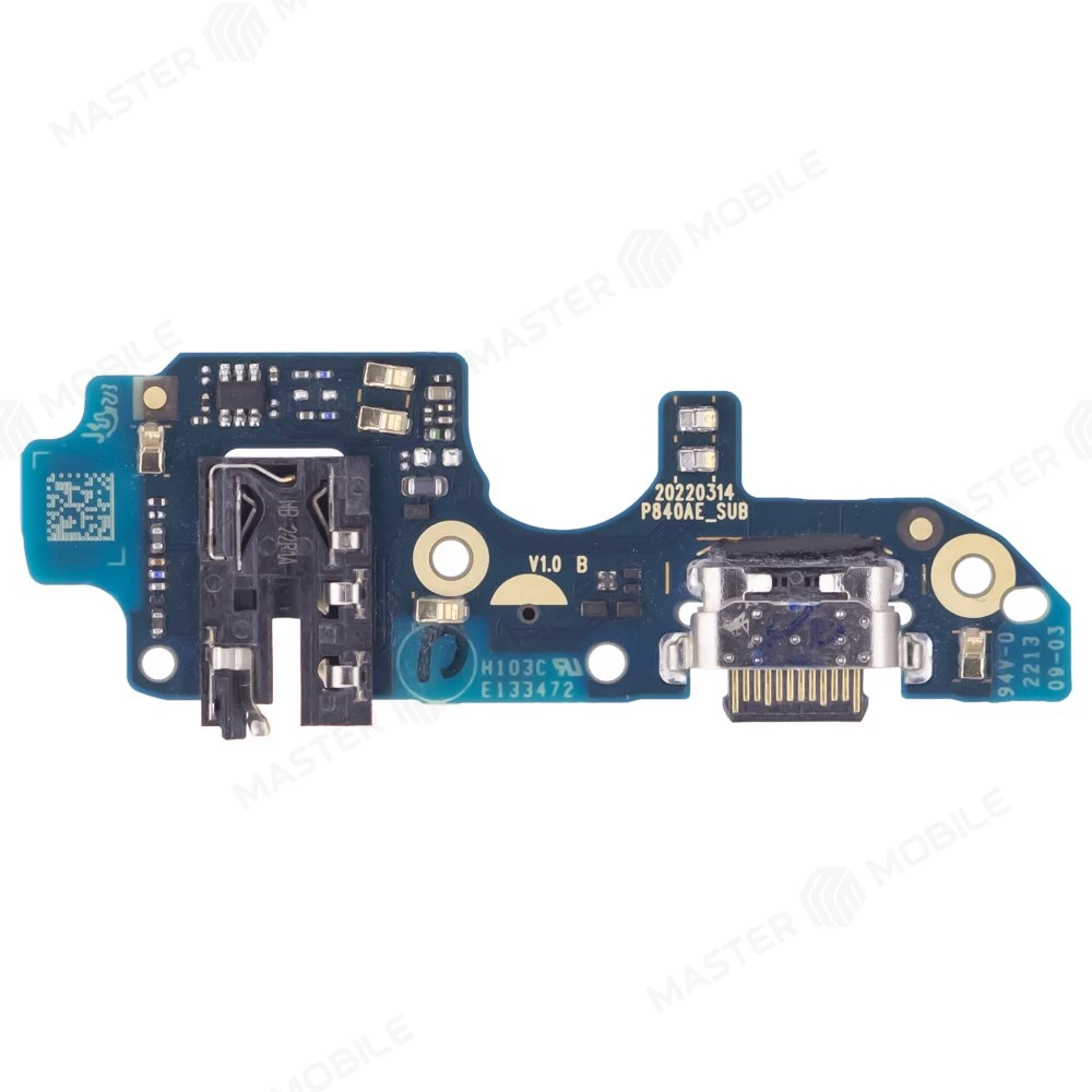 Нижняя плата для Infinix Hot 20 (X6826B) с комп. + разъем зарядки + микрофон (ORIG100) фото №2