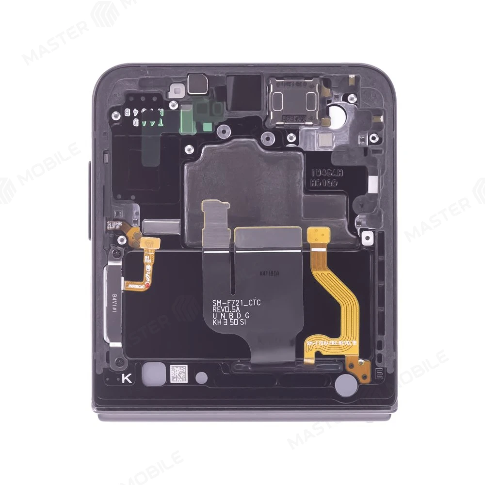 Дисплей для Samsung F721 Galaxy Z Flip 4 + тачскрин (внутренний) (черный) (в рамке) (ORIG100) (SP) фото №3