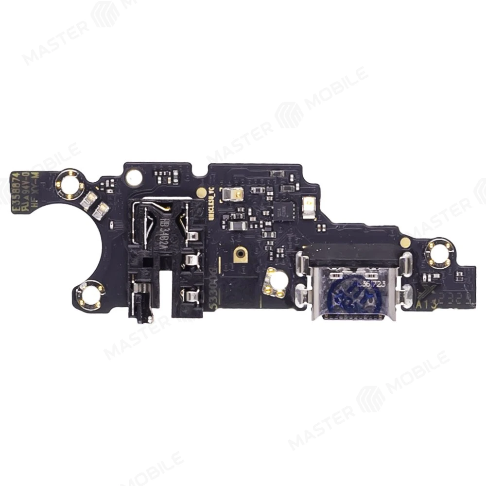 Нижняя плата для Huawei Honor X7b (CLK-LX1) / Honor 90 Smart (CLK-NX1) и др. с комп. + разъем зарядки + разъем гарнитуры + микрофон (ORIG100) фото №2