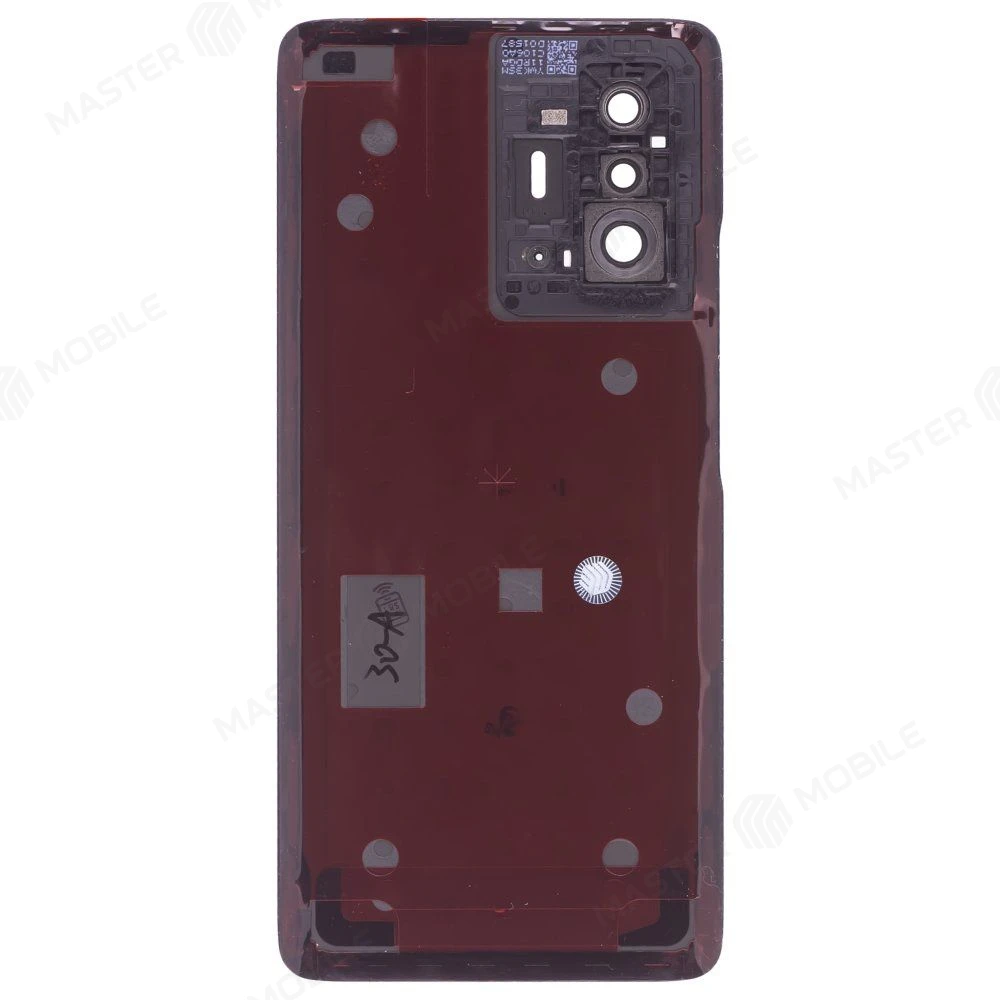 Задняя крышка для Xiaomi 11T (21081111RG) (голубой) (в сборе со стеклом камеры) (ORIG100) фото №2