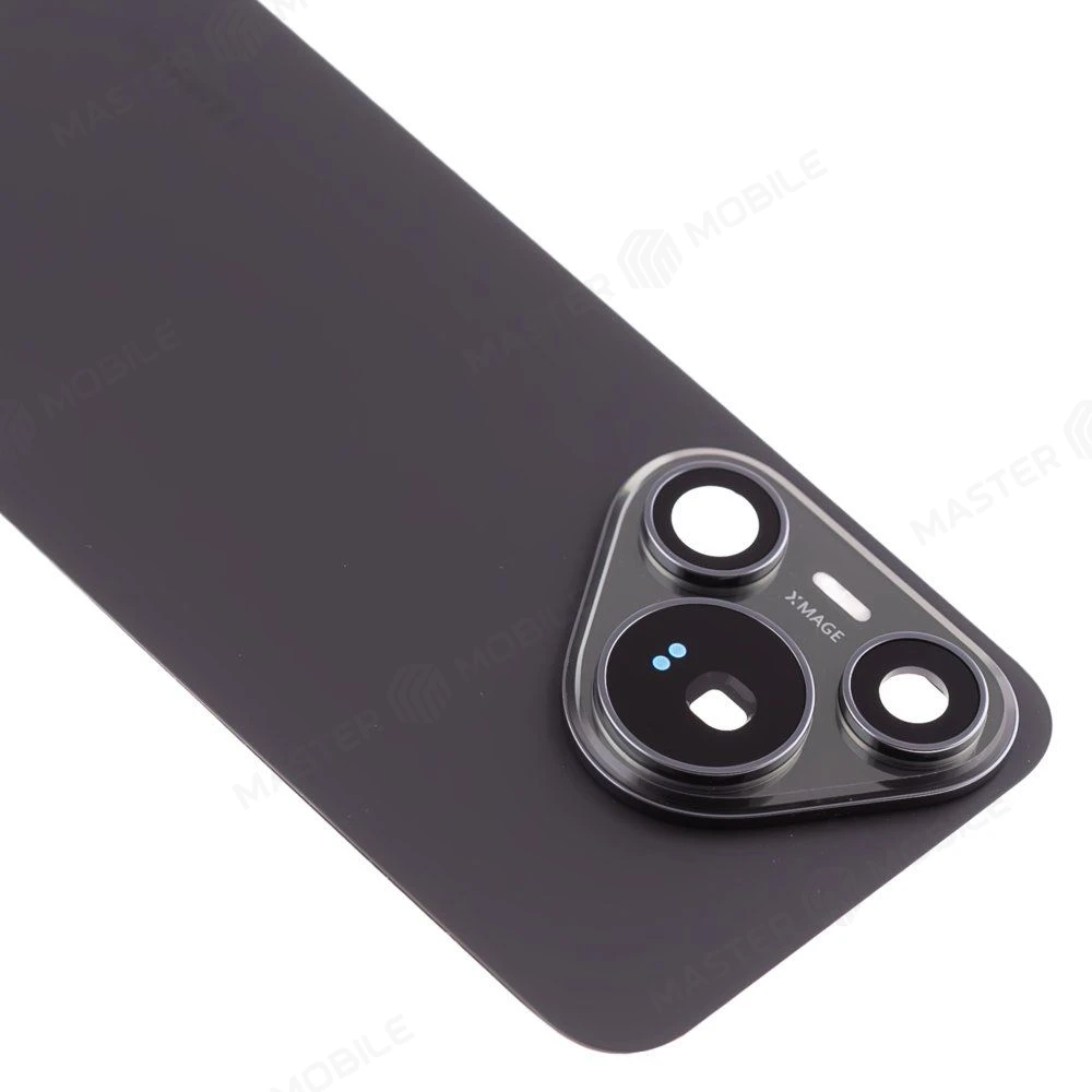 Задняя крышка для Huawei Pura 70 (ADY-LX9) (черный) (в сборе со стеклом камеры) (ORIG100)  фото №3
