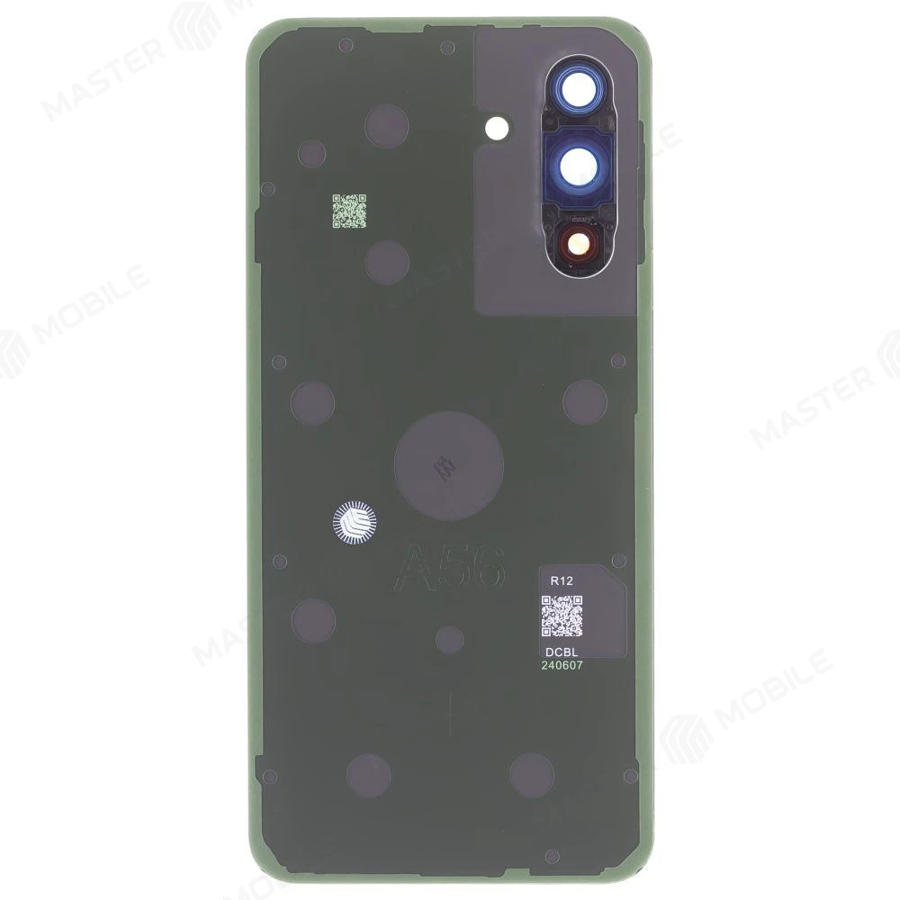 Задняя крышка для Samsung A566 Galaxy A56 (серый) (в сборе со стеклом камеры) фото №2