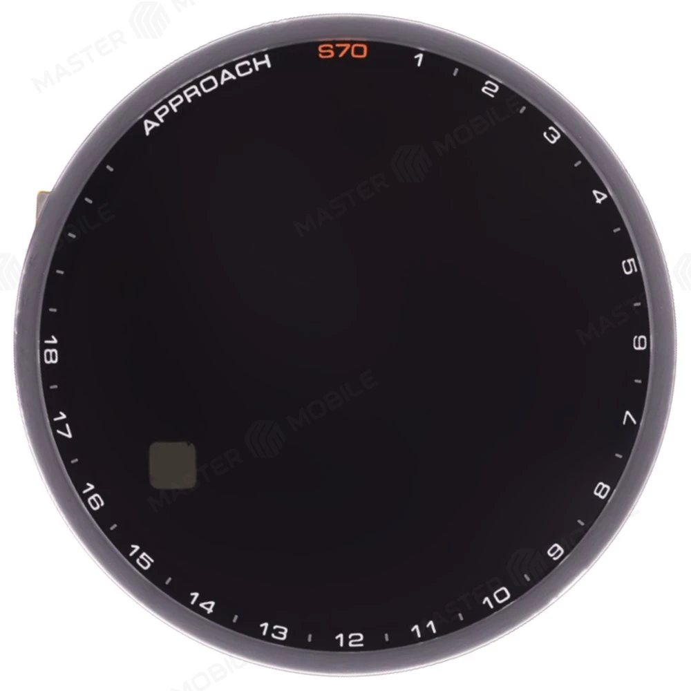 Дисплей для Garmin Approach S70 (47 мм) + тачскрин (черный) (ORIG100)