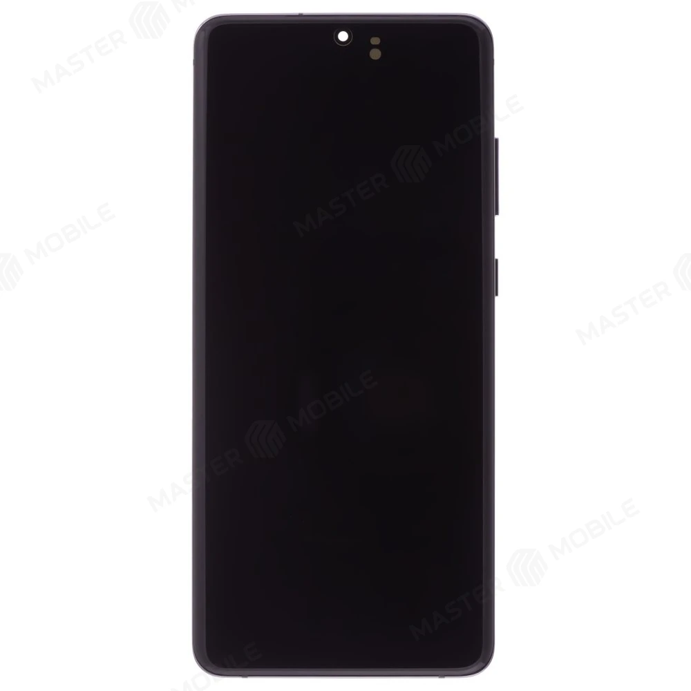 Дисплей для Samsung G988 Galaxy S20 Ultra + тачскрин (серый) (в рамке) (OLED) (Full Size) фото №1